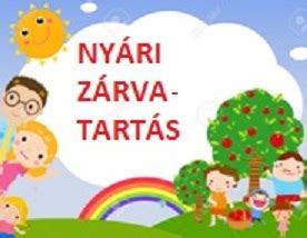 Naptár kiemelve a nyári zárva tartás dátumaival