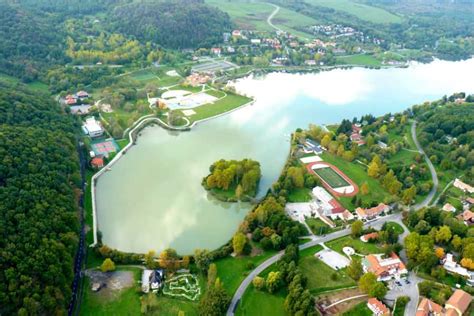 Orfűi-tó panorámája