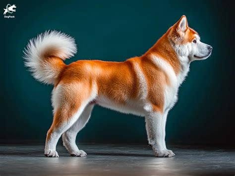 Akita Inu testfelépítésének anatómiai vázlata