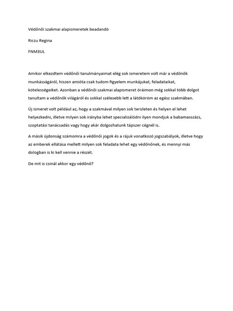 Szakmai minimumfeltételek a védőnői munkában