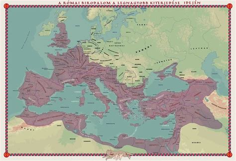 A Római Birodalom kiterjedése 117-ben