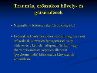 Gátsérülések fokozatainak illusztrációja