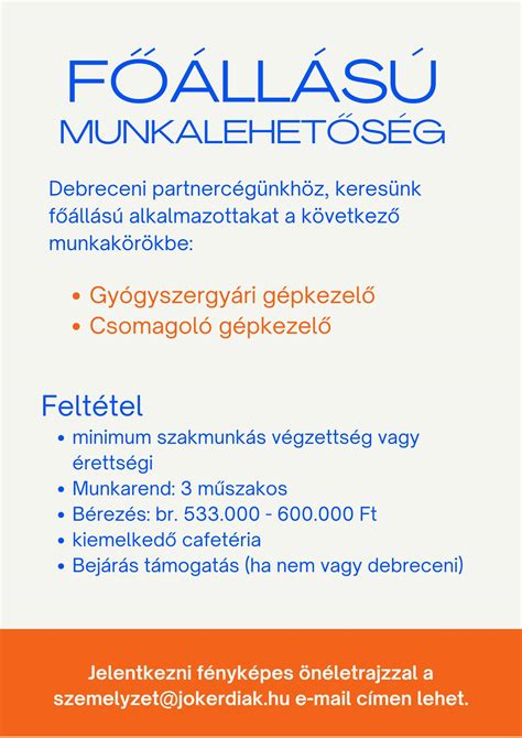 Álláshirdetések Paks és környéke