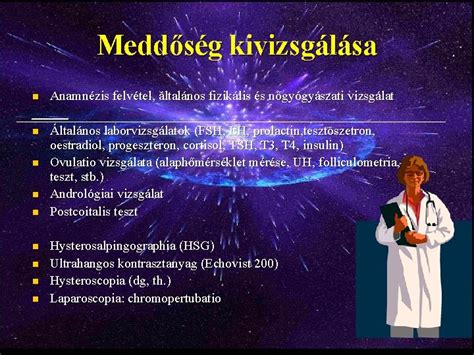 A meddőség okai és kivizsgálása