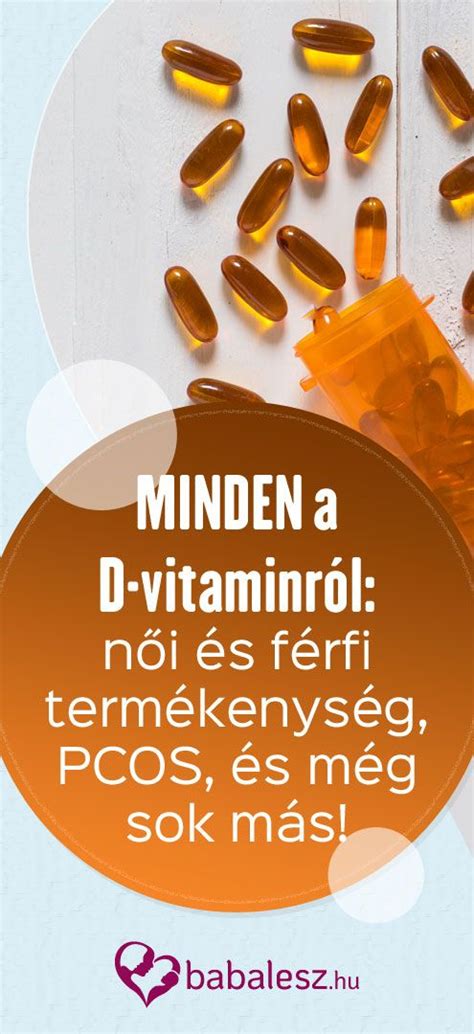 A D-vitamin hatása a férfi termékenységre