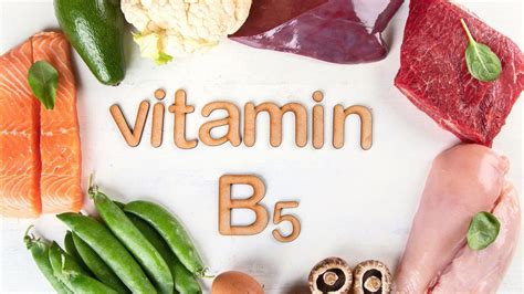 Illusztráció a B5-vitamin molekulájáról
