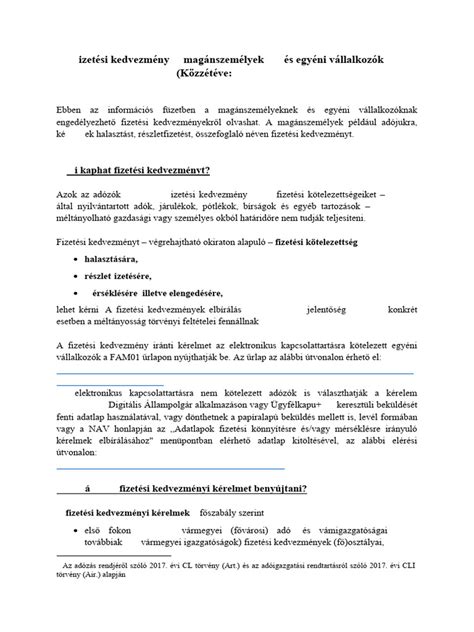 Fizetési lehetőségek és kedvezmények táblázata