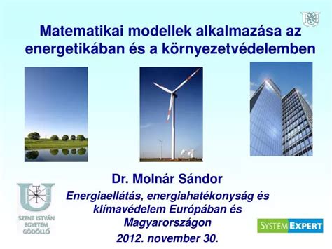 Matematikai modellek az energiagazdálkodásban