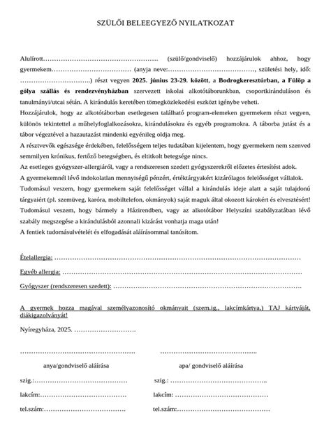 Szülői megfigyelés fontossága