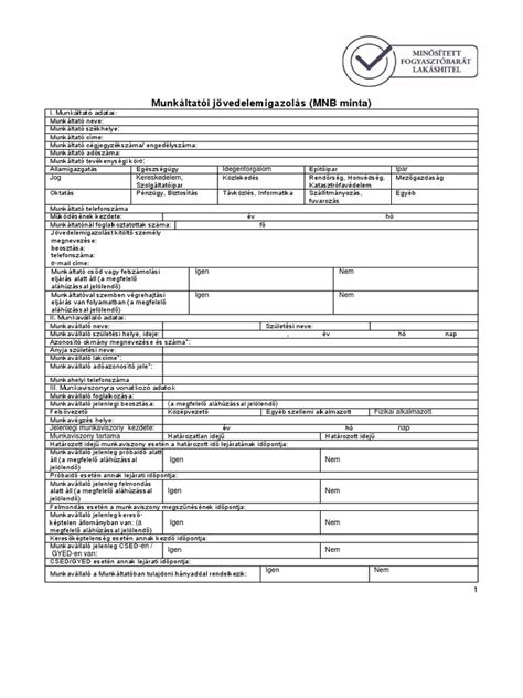 Jövedelem igazolás módjai