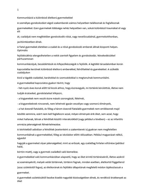 A nyílt kommunikáció fontossága a rákos gyermekekkel