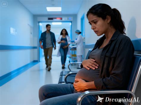 Orvos konzultál egy terhes nővel