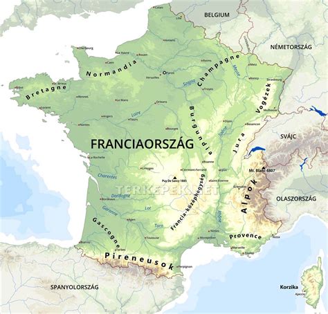 Franciaország térképe a reproduktív jogok szabályozásával