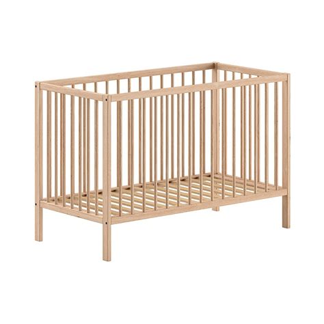 Mandula és bézs színű, modern babaágy