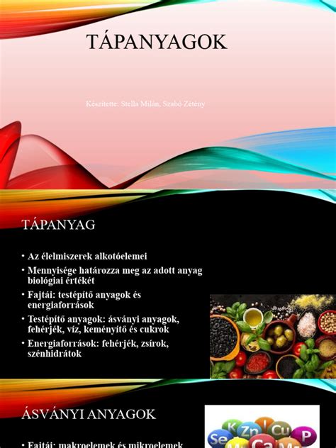Tápanyagok a termékenységért
