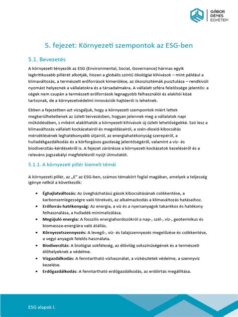 A környezeti teher felmérésének lépései