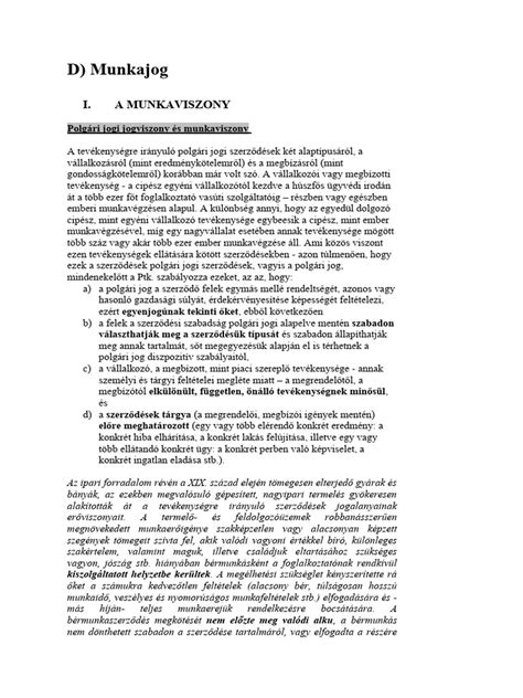 A munkajogi felelősség típusai
