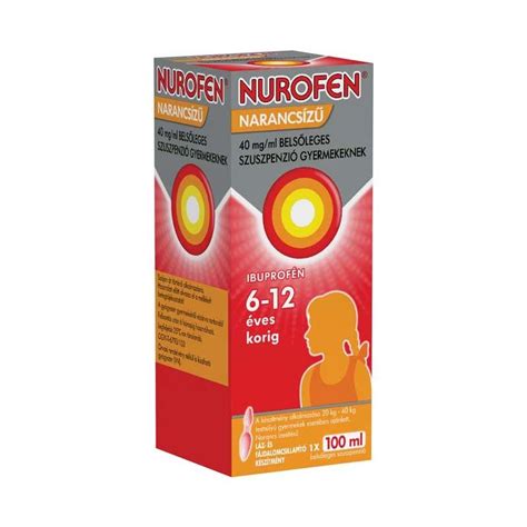 Nurofen szuszpenzió és felhasználási területei