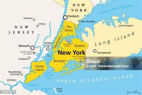 Térkép New Yorkról és a Virgin-szigetekről
