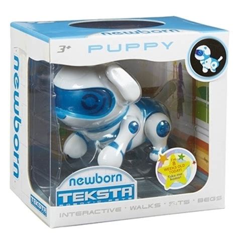Teksta újszülött robot kutyus bemutatása