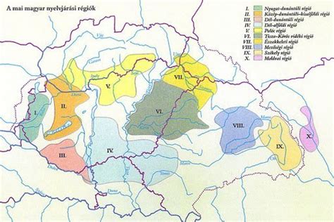 A magyar nyelvjárások térképe