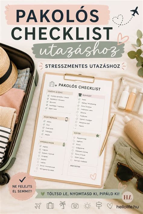 Utazási checklist babákkal