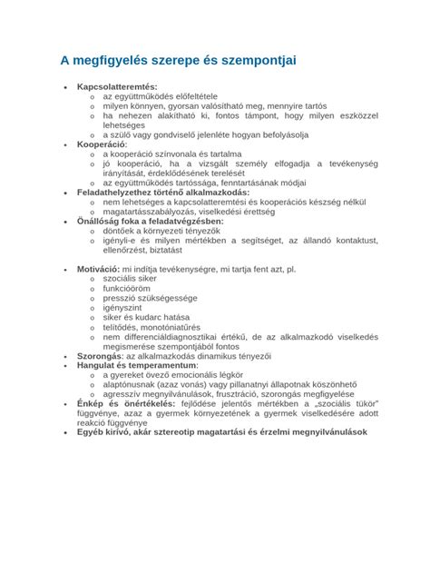 A névválasztási szempontok összefoglalása