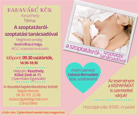 Téma: Szoptatás és táplálkozás