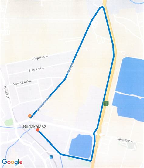 Budakalász térképe a bölcsődei telephelyekkel