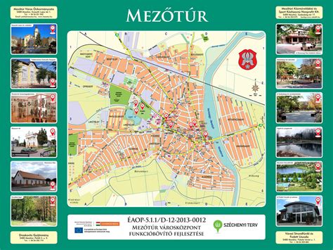 Mezőtúr város térképe szegregátumokkal