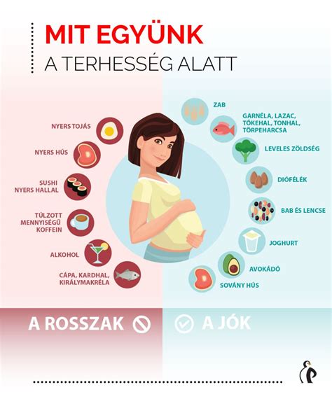 Infografika a magnéziumhiány tüneteiről terhesség alatt