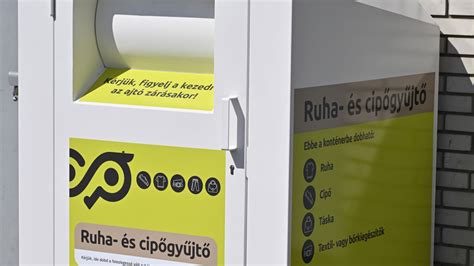 Ruhagyűjtő konténerek térképe