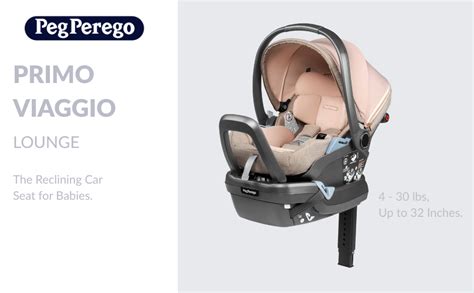 Peg Perego Primo Viaggio Lounge autósülés döntött pozícióban