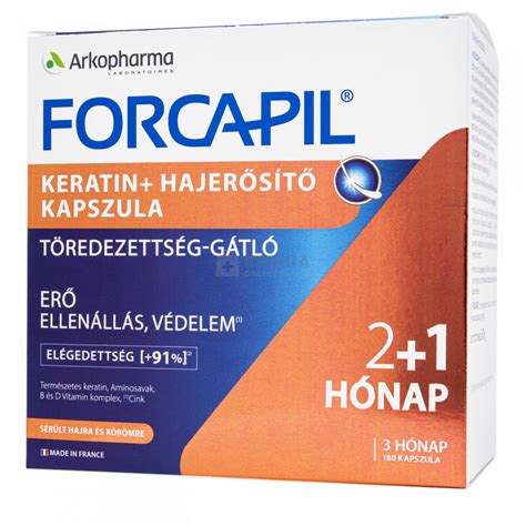 Forcapil kapszula és összetevői