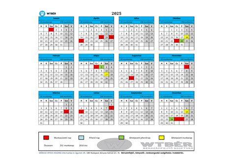 Naptár ábrázolása a felmondási idő kezdő és záró napjának jelölésével