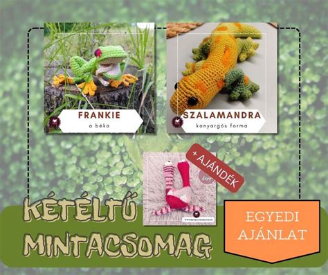 Amigurumi figurák és horgolási kellékek