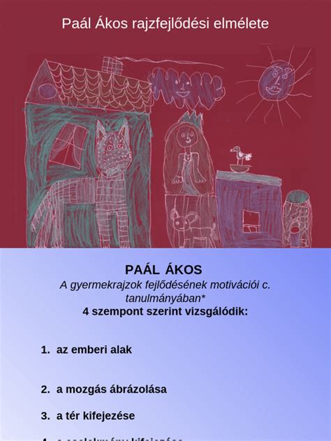 A gyermeki ábrázolás fejlődése az óvodáskorban