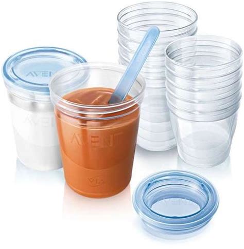 Philips Avent ételtároló poharak különböző méretekben