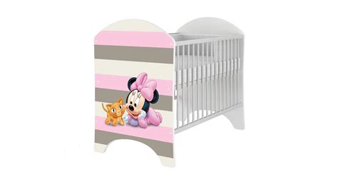 Minnie Egér tematikájú kiságy leesésgátlóval