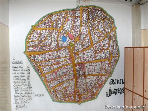 Debrecen térképe a fejlesztési területekkel
