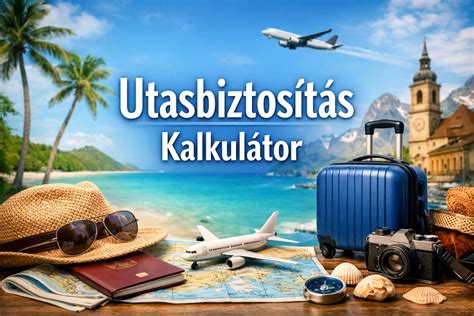 Online utasbiztosítás kalkulátor felülete