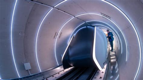 Hyperloop rendszer illusztrációja