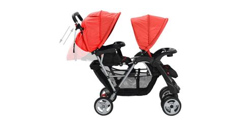 Tandem babakocsi két gyerekkel