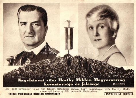 Horthy Miklós és Purgly Magdolna