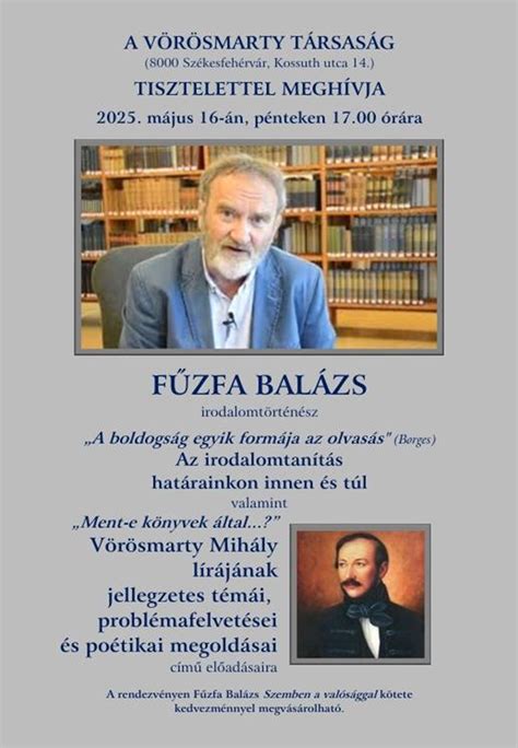 Fűzfa Balázs irodalomtörténész előadása
