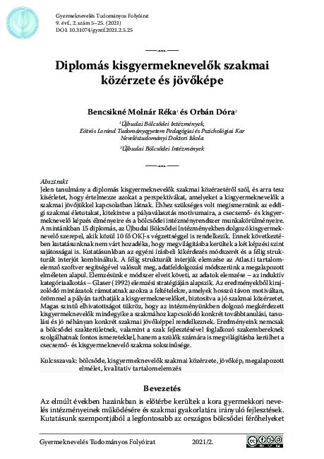 Diplomás kisgyermeknevelők