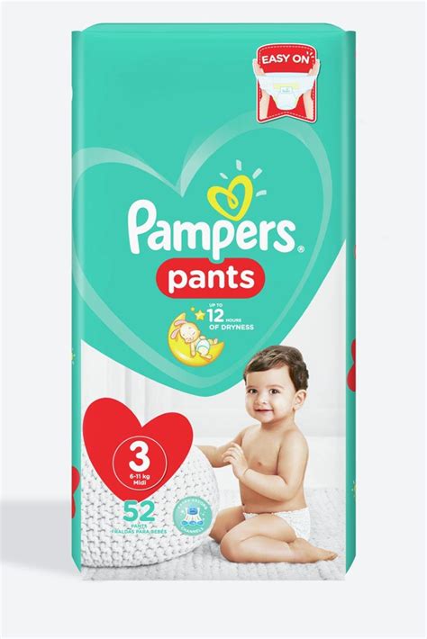 Pampers Pants 3 Midi mérettáblázat