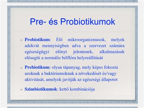 Probiotikumok hatása a terhesség alatt