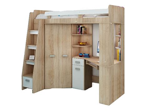 Galériaágy íróasztallal