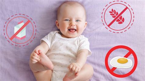 Az ételallergia leggyakoribb tünetei csecsemőknél